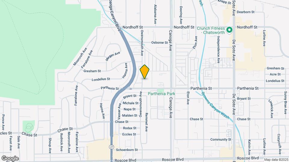 8726 Owensmouth Ave Mapa y Detalles de la Ubicación