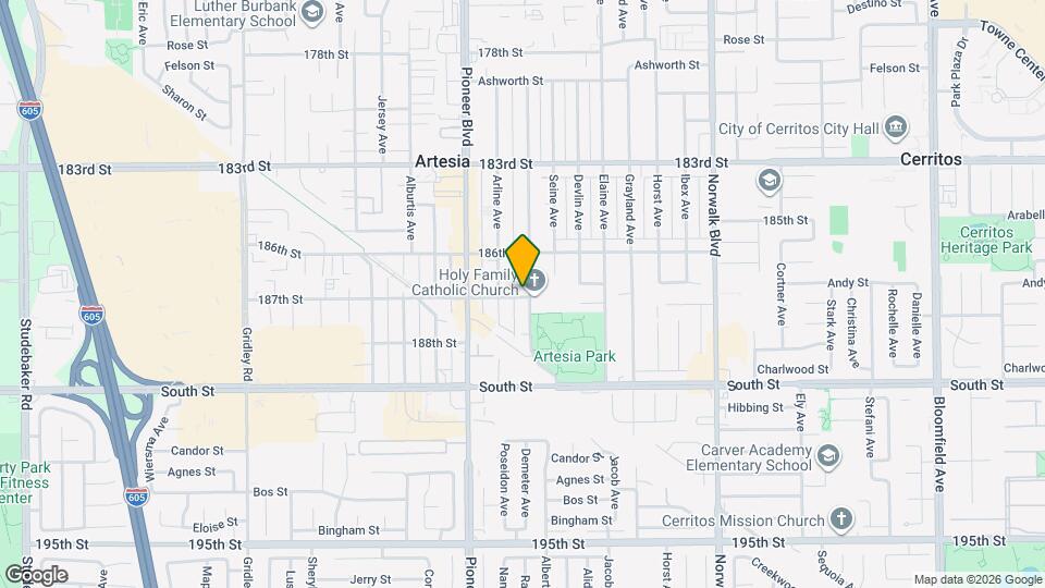 11867 187th St Map and Location Details