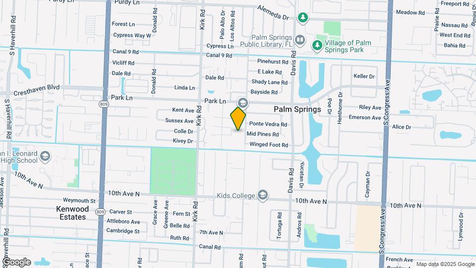 2913 Gulfstream Rd Map and Location Details