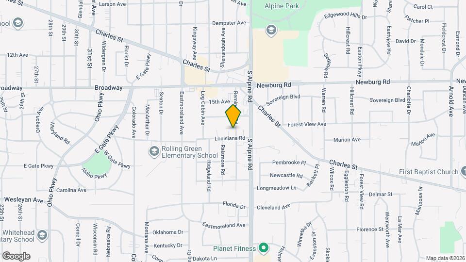 1725 Remington Rd, Unit Apartment #1 Map and Location Details