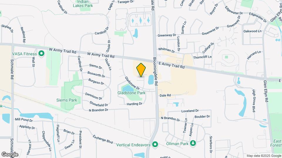 166 Gladstone Dr Map and Location Details