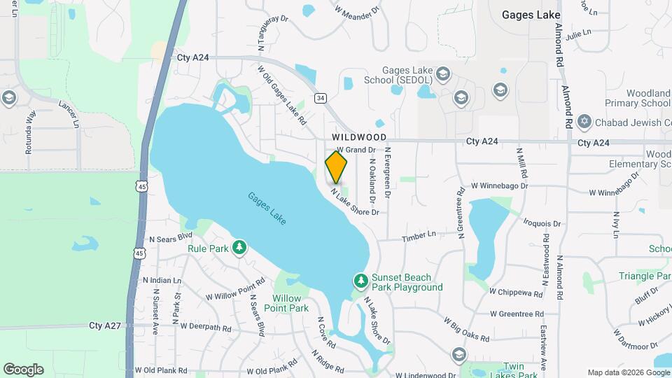 33575 N Lake Shore Dr, Unit 2 Map and Location Details