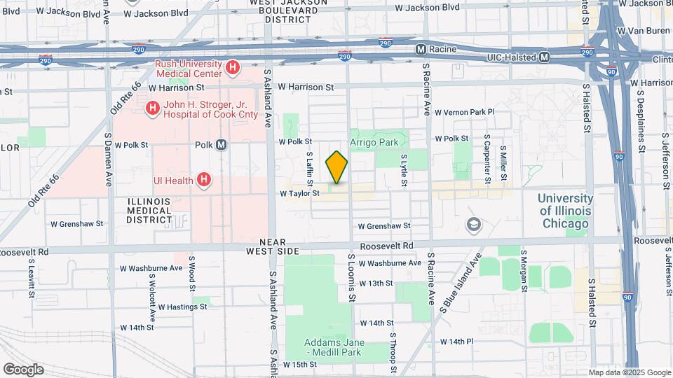 1422 W Taylor St Map and Location Details