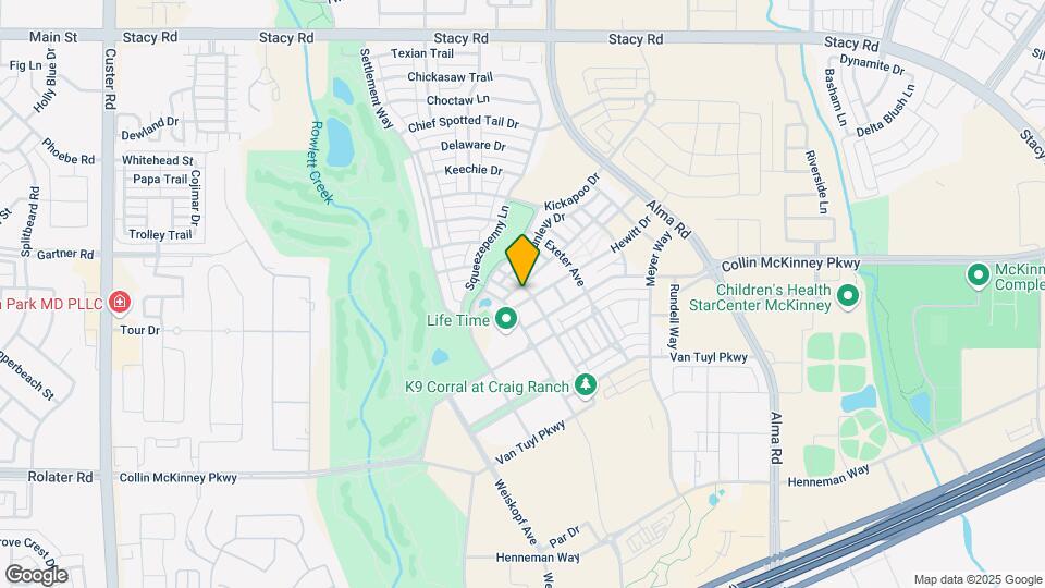 7801 Avondale Dr Map and Location Details