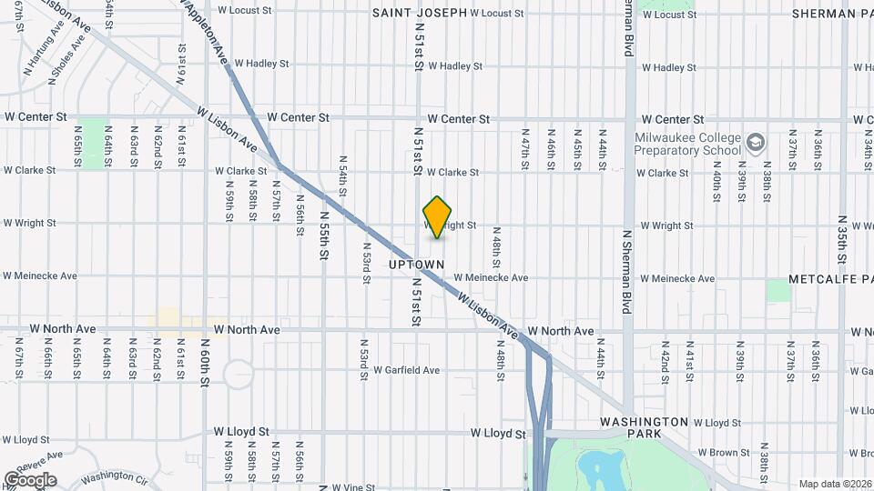 2451 N 50th St Map and Location Details