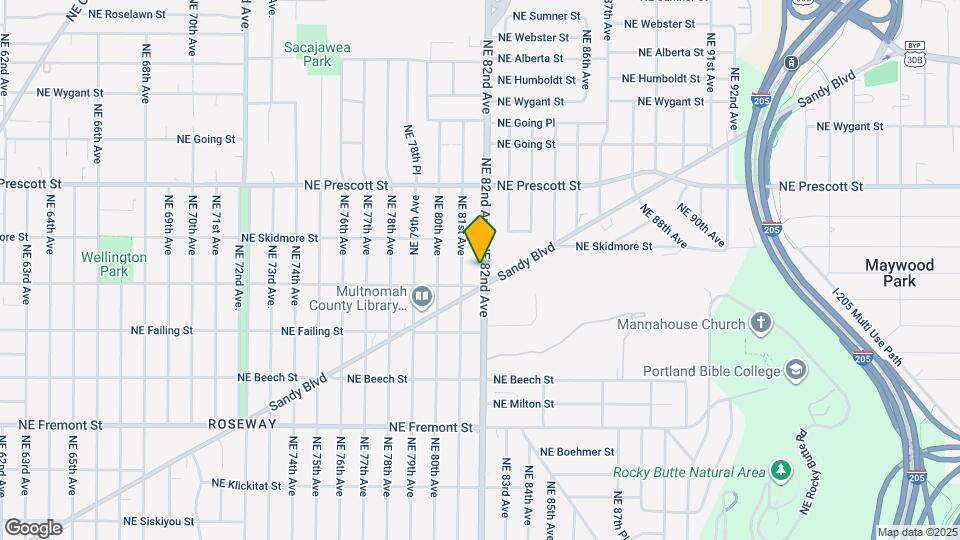4137 NE 82nd Ave Map and Location Details