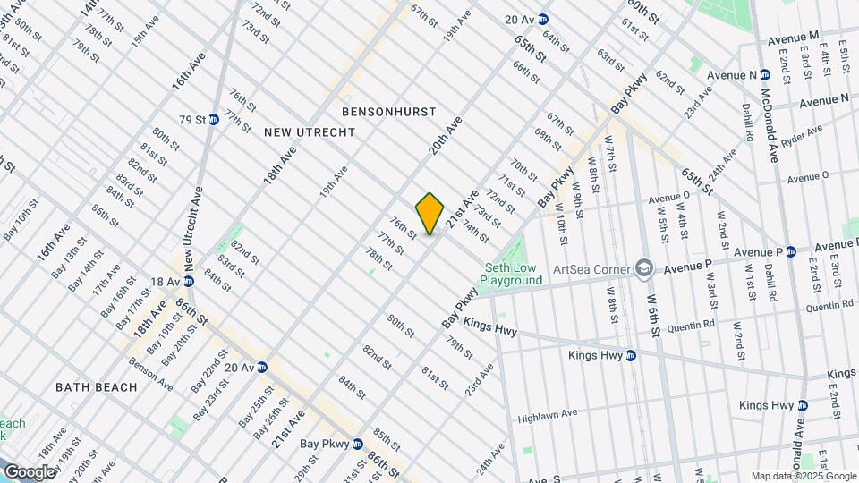 2083 76th St, Unit 2nd Map and Location Details