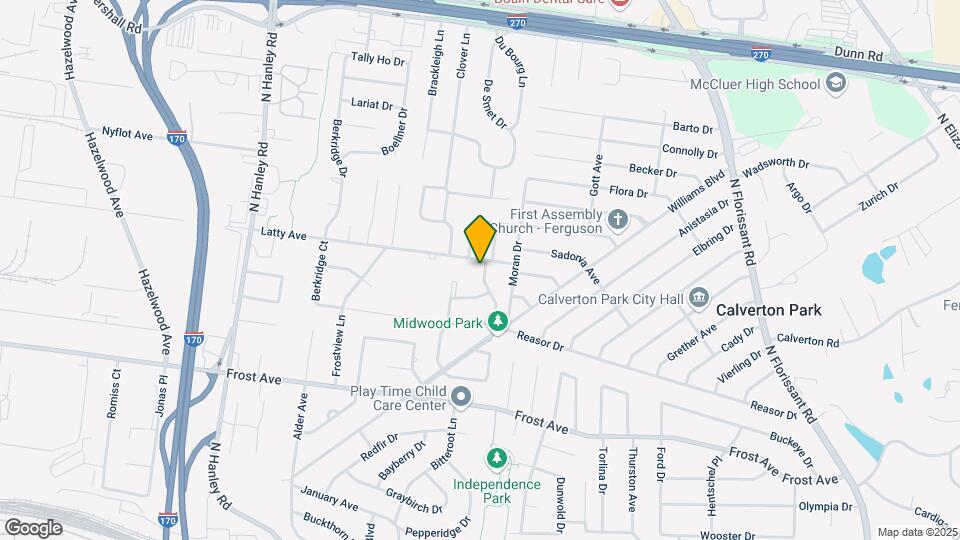 6947 Midwood Ave Map and Location Details