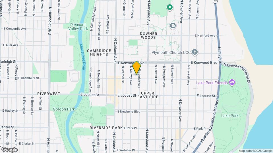 3007 N Frederick Ave Map and Location Details