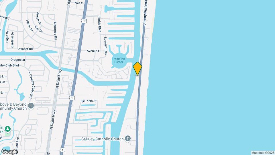 2921 S Ocean Blvd Map and Location Details