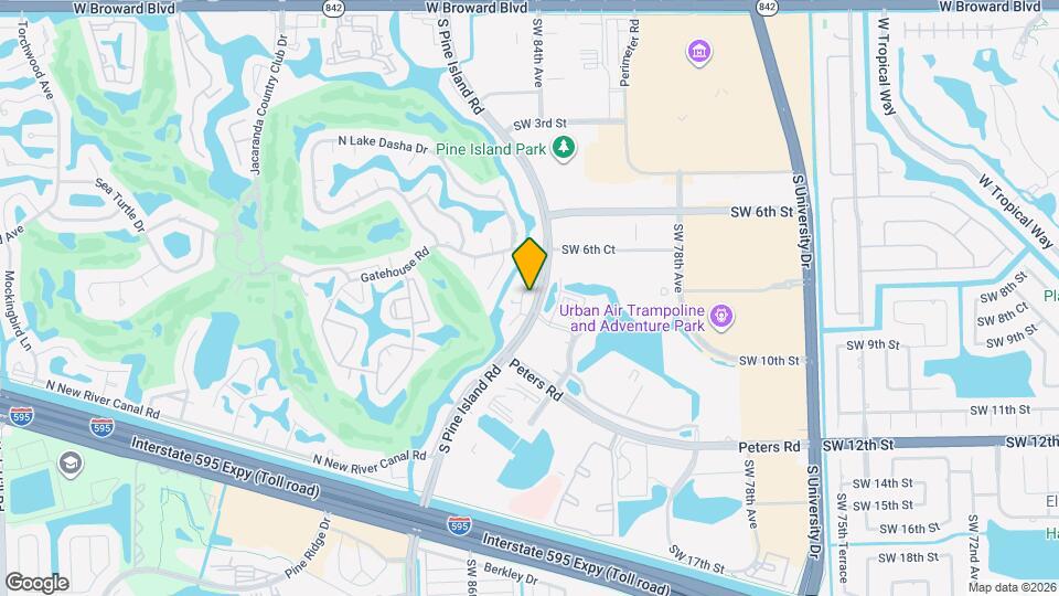 800 SW 87th Terrace Map and Location Details