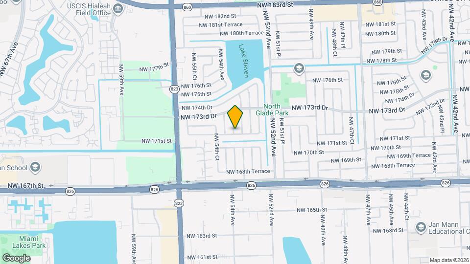 17201 NW 53rd Pl Map and Location Details