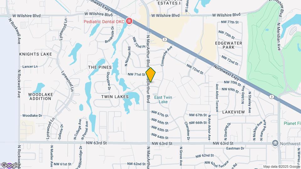 5817 NW 70th St Map and Location Details