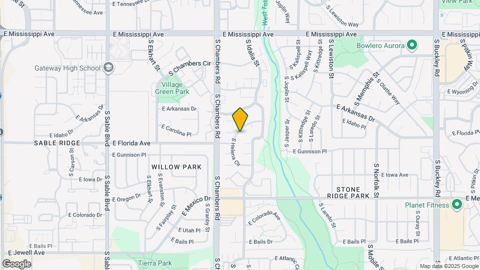 1474 S Helena Cir Map and Location Details