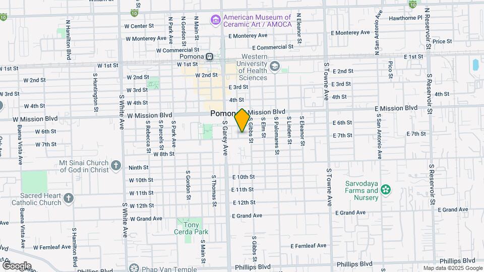 217 E 7th St Map and Location Details