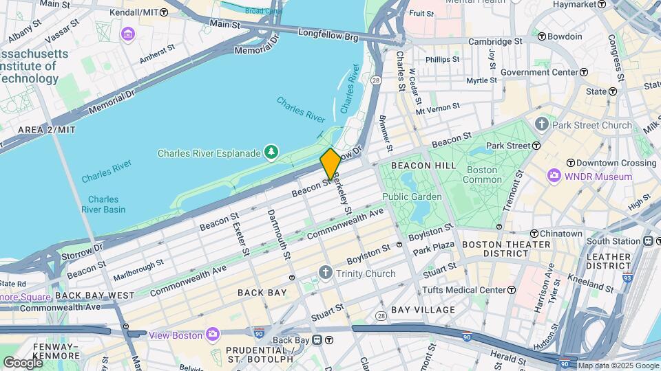 157 Beacon St, Unit 1 Map and Location Details