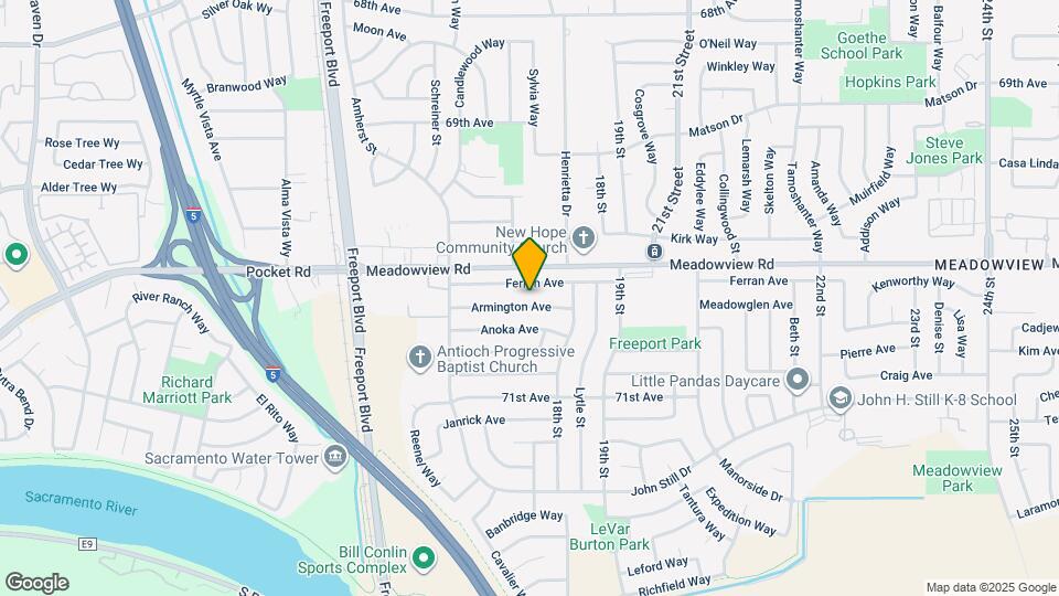 1713 Armington Ave Map and Location Details