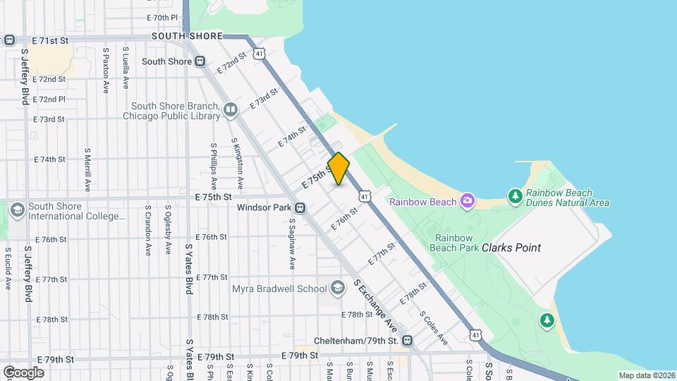 7535 S Coles Ave, Unit 2 Map and Location Details
