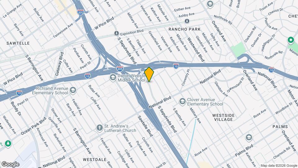 2810 S Sepulveda Blvd, Unit 102 Map and Location Details
