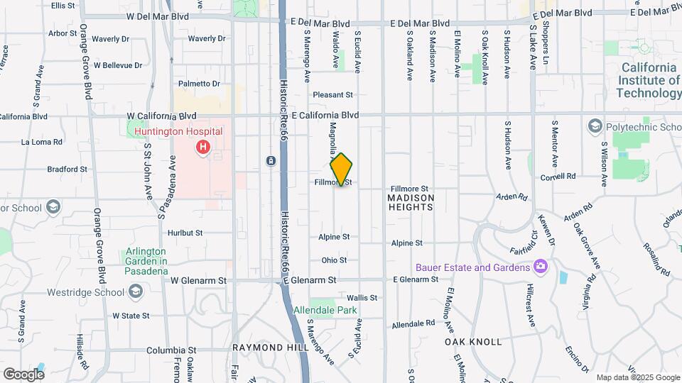 802 Magnolia Ave Map and Location Details