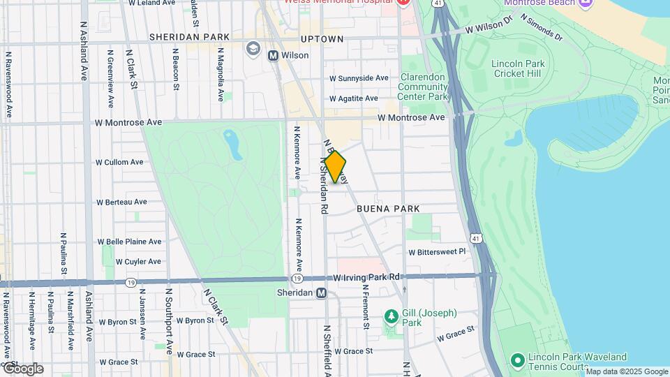 920 W Buena Ave Map and Location Details