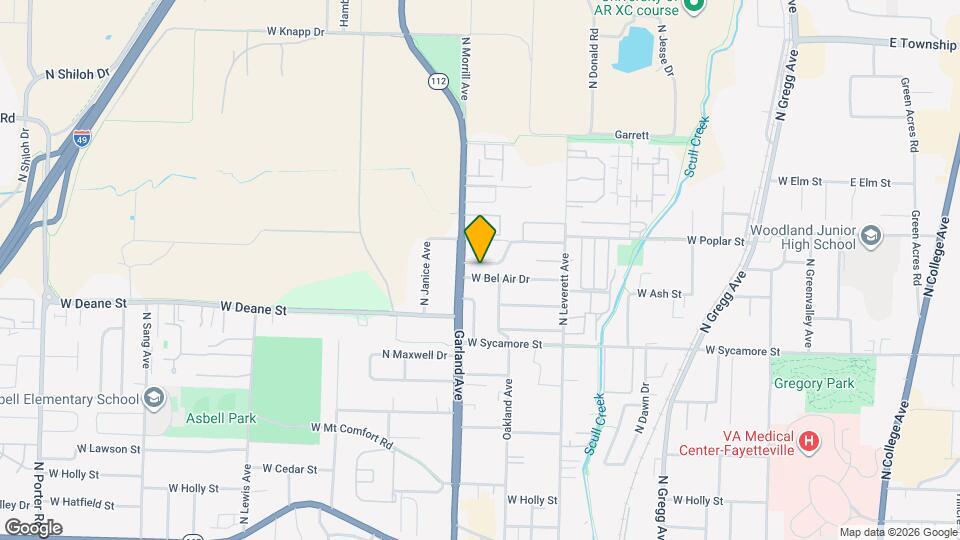 1022 W Bel Air Dr Map and Location Details