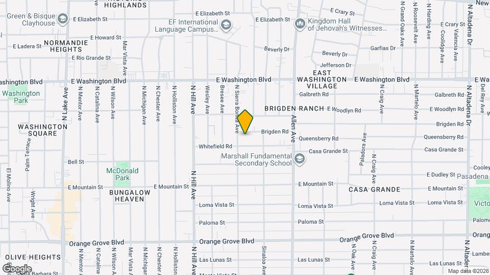 1622 Brigden Rd Map and Location Details