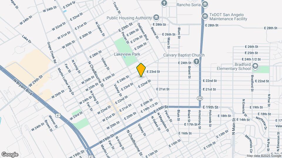 262 E 23rd St Map and Location Details