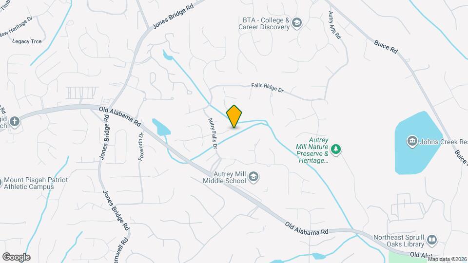 645 Falls Bay Ct Map and Location Details