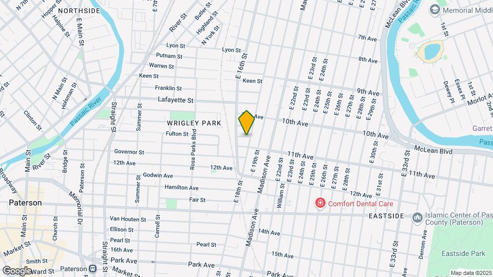 494 E 18th St, Unit 2nd Floor Map and Location Details