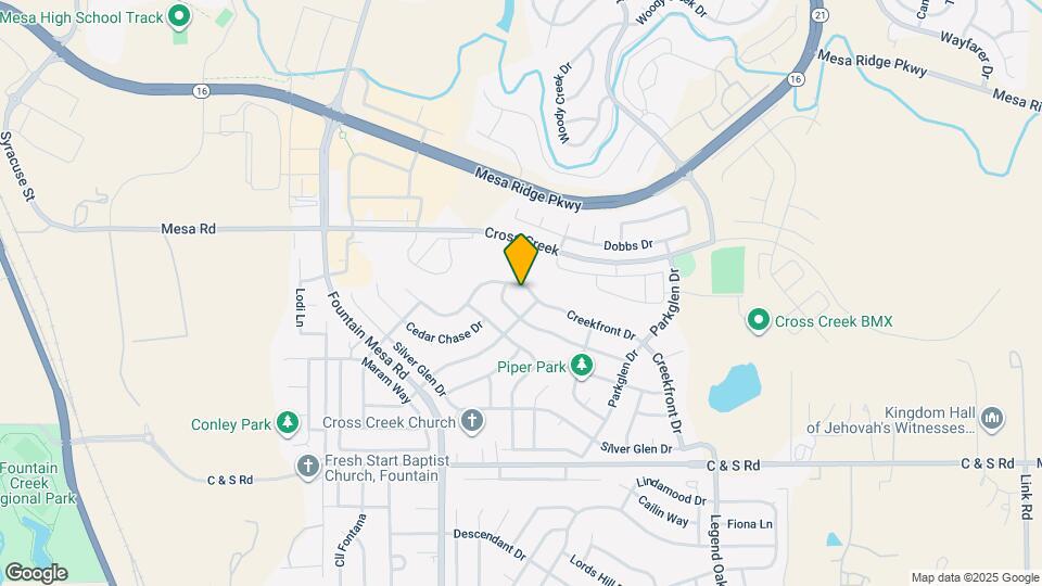 7263 Creekfront Dr Map and Location Details