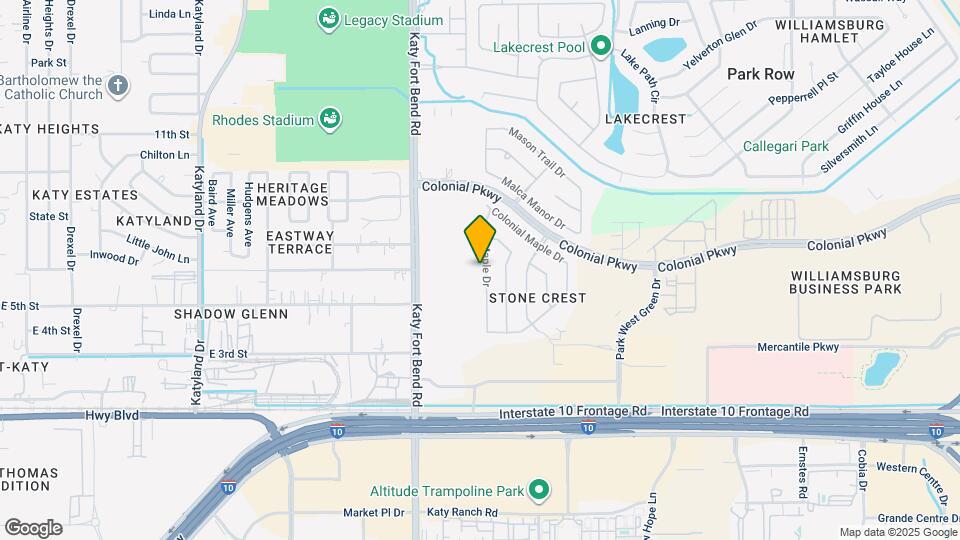 1319 S Maple Dr Map and Location Details