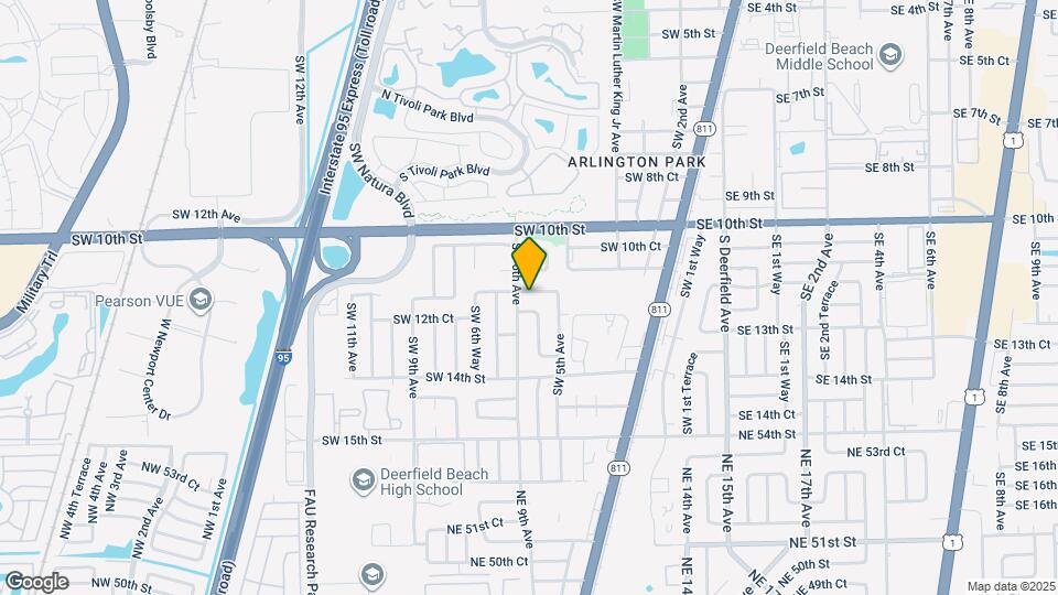 550 SW 11th Dr Map and Location Details