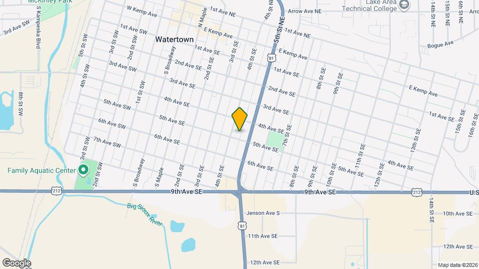 420 4th St SE Map and Location Details