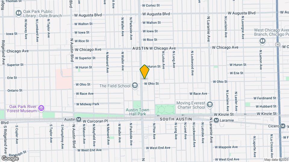 607 N Central Ave Map and Location Details