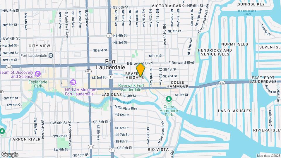 207 SE 10th Ter, Unit 4 Map and Location Details