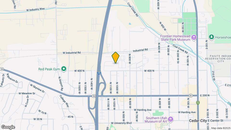 1034 Bulloch Cir, Unit B Map and Location Details