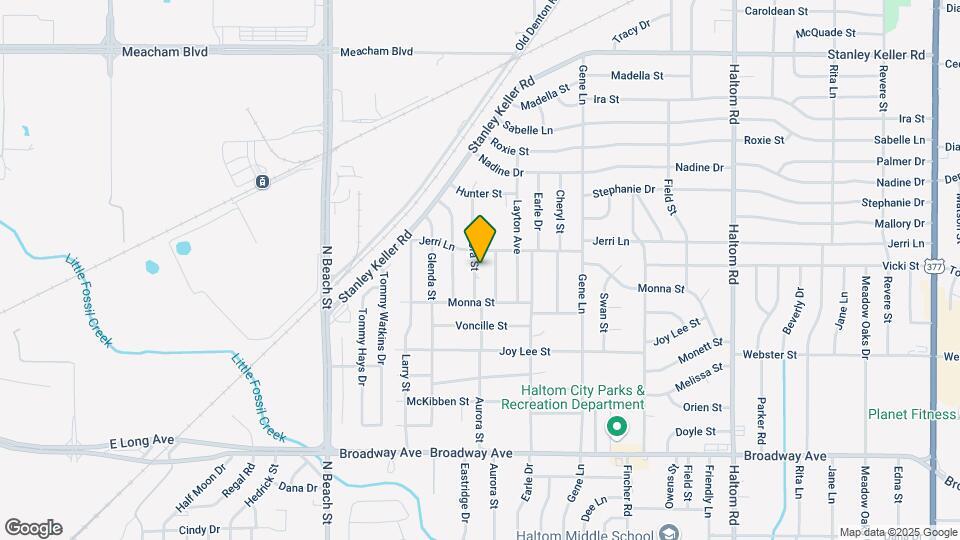3624 Aurora St Map and Location Details