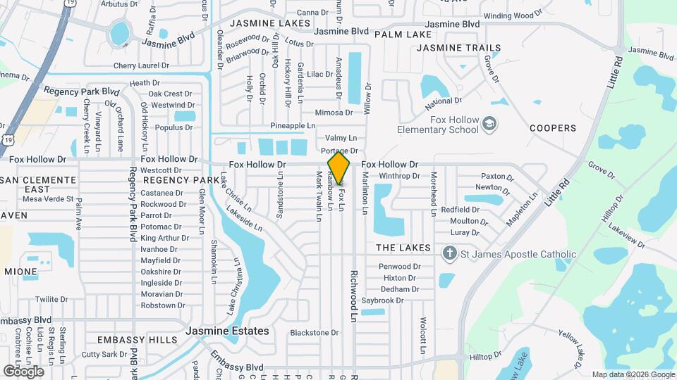 9835 Gray Fox Ln Map and Location Details