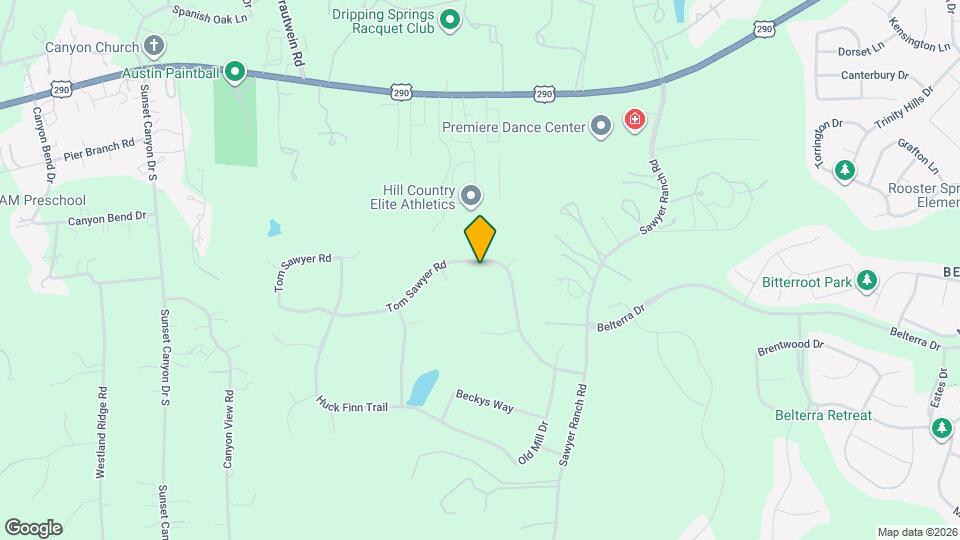 545 Tom Sawyer Rd Map and Location Details