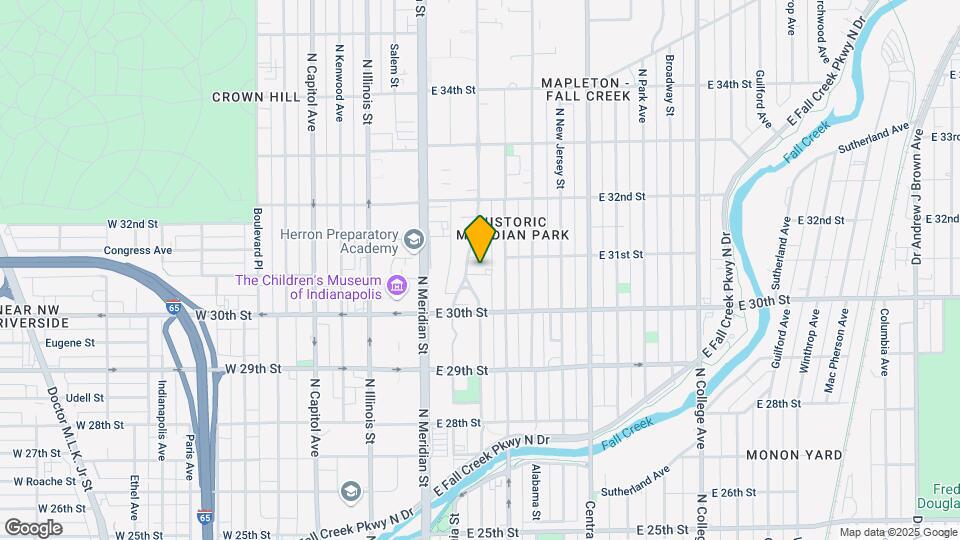 3051-3055 N Pennsylvania St Map and Location Details
