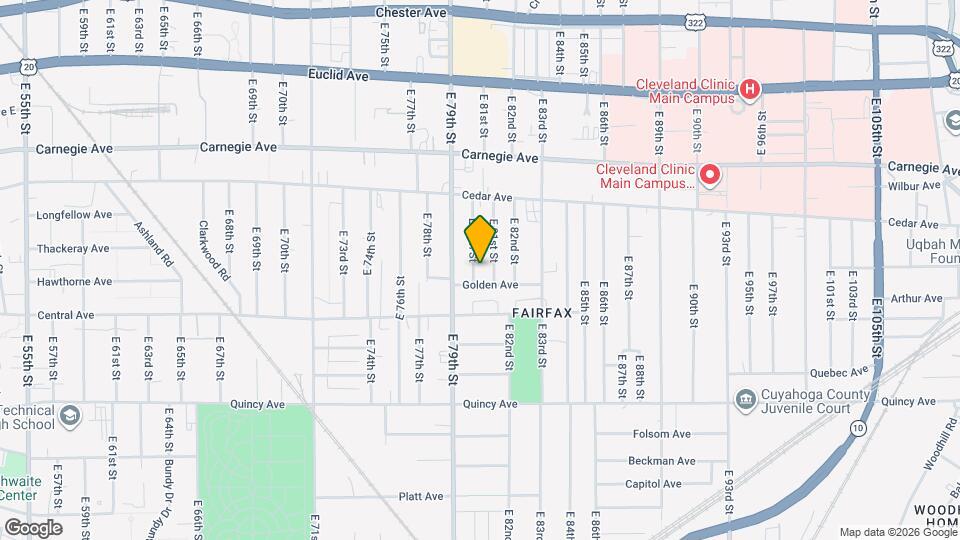 2245 E 80th St Map and Location Details