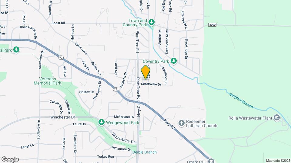 631 Scottsvale Dr Map and Location Details