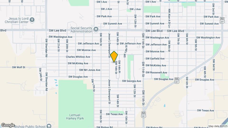 1719 SW 14th St Map and Location Details