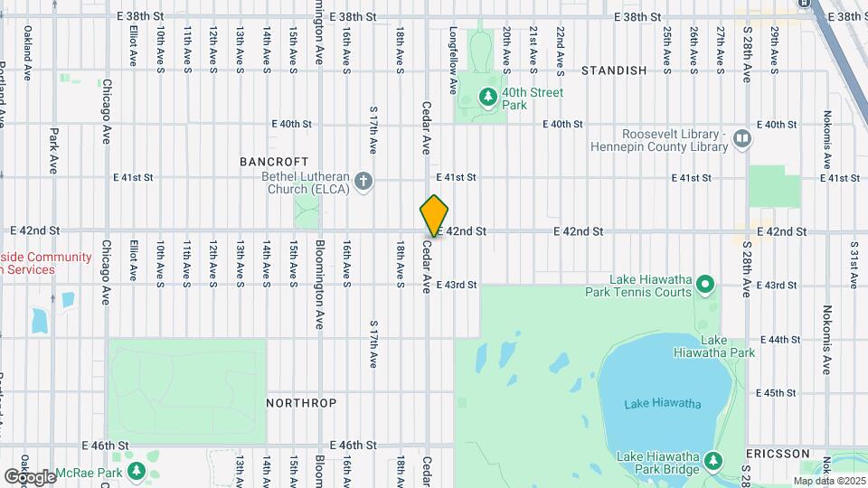 4209 Cedar Ave S Map and Location Details