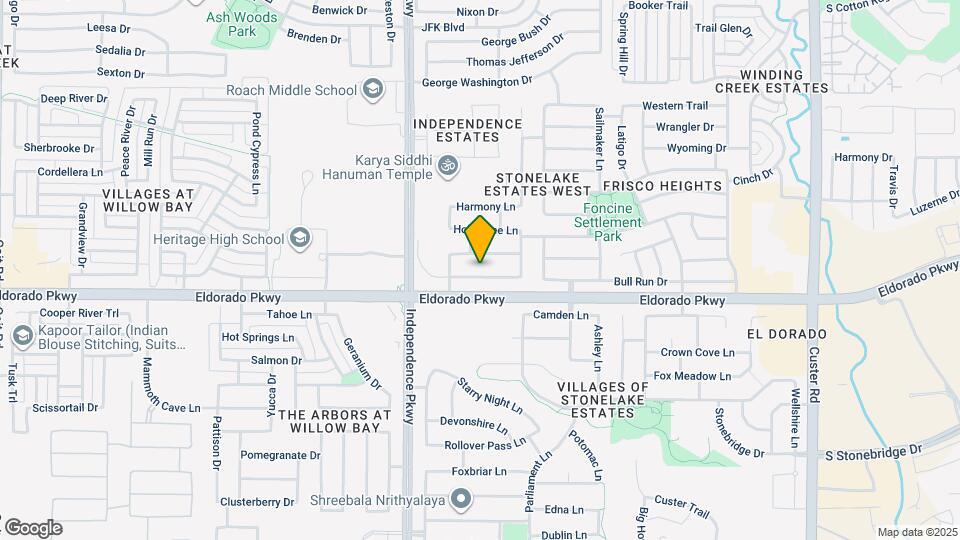 14812 Palm Desert Ln Map and Location Details
