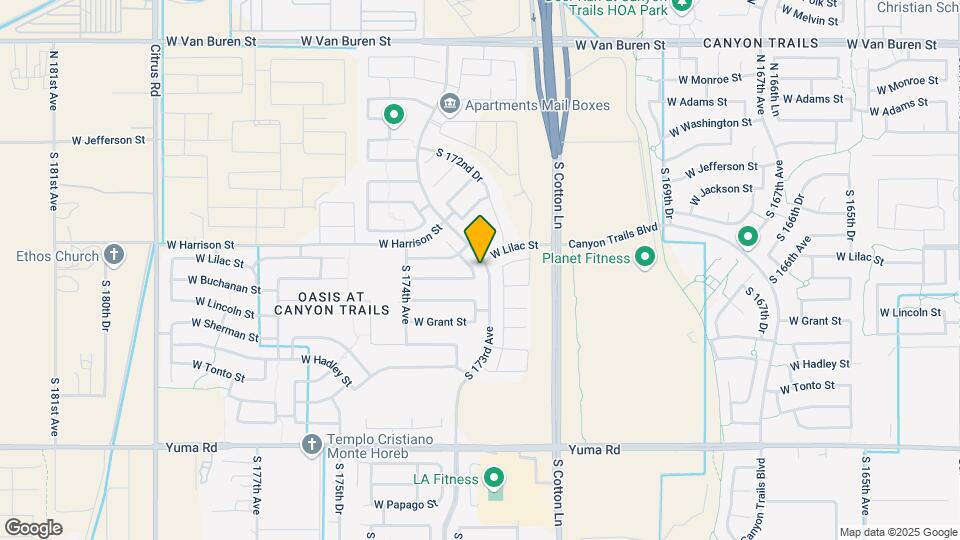 481 S 173rd Dr Map and Location Details