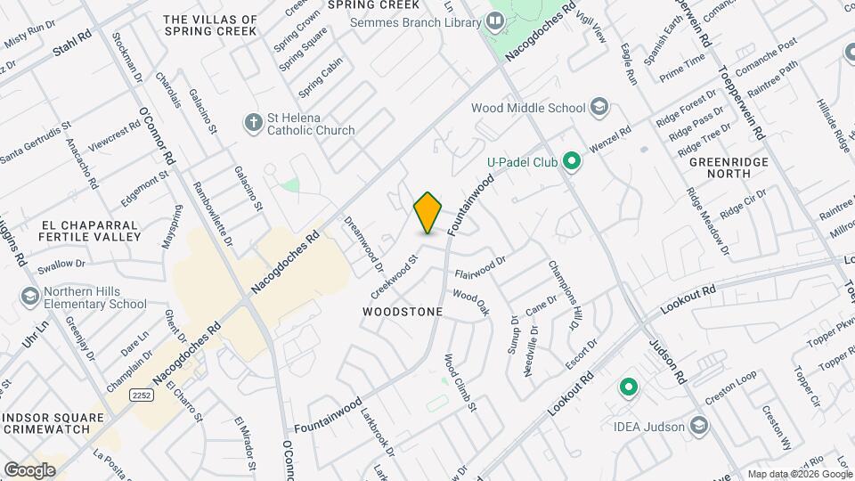 14214 Cradlewood St Map and Location Details