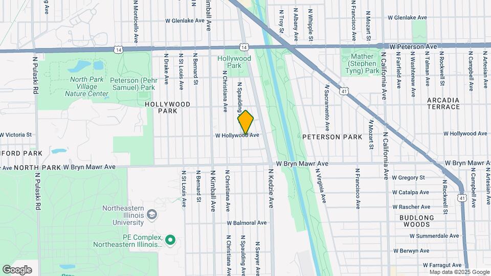 5649-5659 N Spaulding Ave Map and Location Details