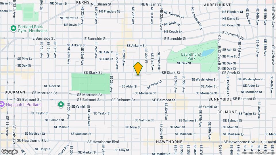 2945 SE Washington St Map and Location Details